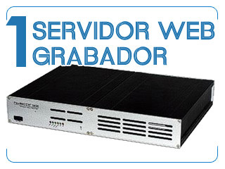 Servidor Grabador de video web para 4 c&aacute;maras Flexwatch 5450.