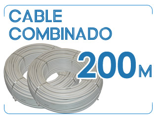 100 Metros de cable combinado video + alimentaci&oacute;n