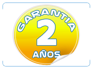 2 a&ntilde;os de garantia en nuestros productos.