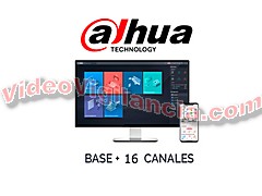 LICENCIA PROGRAMA BASE DSS PRO DAHUA 16 CANALES VÍDEO