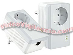 ADAPTADOR PLC 500 MBPS CON ENCHUFE INCORPORADO