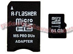 TARJETA MEMORIA MICRO SD 64 GB CLASE 10 ADAPTADOR SD 