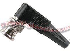 CONECTOR BNC RG59 TORNILLO 90 GRADOS