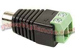 CONECTOR ALIMENTACIÓN HEMBRA 2,1 CLEMA