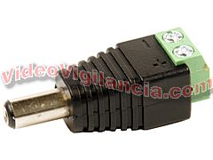 CONECTOR ALIMENTACION MACHO 2,1 CLEMA