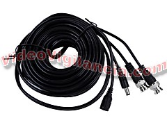 CABLE VÍDEO Y ALIMENTACIÓN COAXIAL 10 METROS