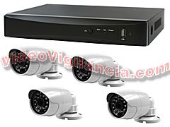 KIT VIGILANCIA FULL HD 1080P EXTERIOR