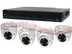 KIT VIDEOVIGILANCIA  5 MP CÁMARAS VARIFOCALES