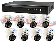 KIT VIGILANCIA FULL HD 1080P 8 CÁMARAS VARIFOCALES