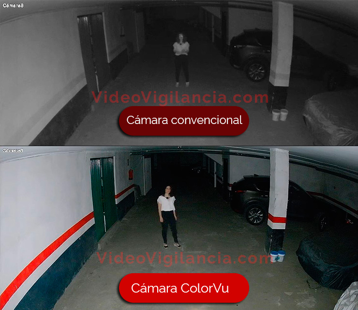 Cámara IP 4K con tecnología ColorVu para mayor sensibilidad de imagen