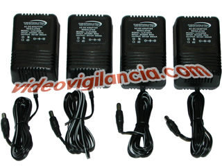4 Alimentadores 12 V estabilizados para camara de video