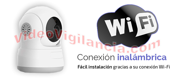 Cámara IP HD con conexión Wifi a Internet.