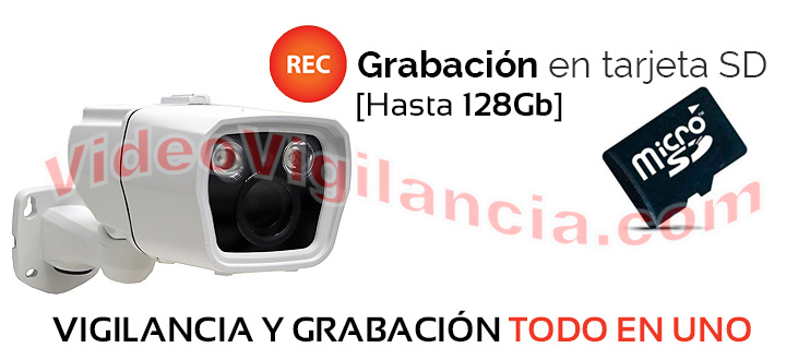 Cámara 4G Full HD con grabación en una tarjeta de memoria interna