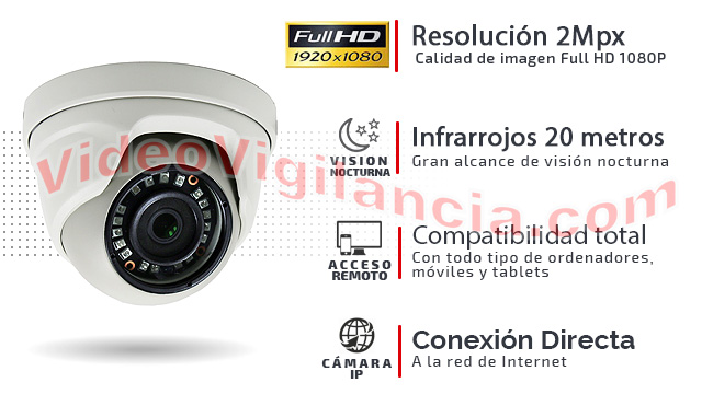 IP DOMO INFRARROJOS 30