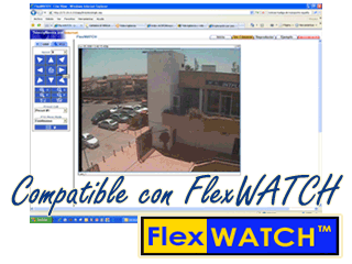 C&aacute;mara S130905 de alta velocidad con zoom &oacute;ptico x27 compatible con los Servidores Web de V&iacute;deo FlexWATCH