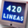 420 L&iacute;neas
