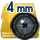 Lente de 4 mm