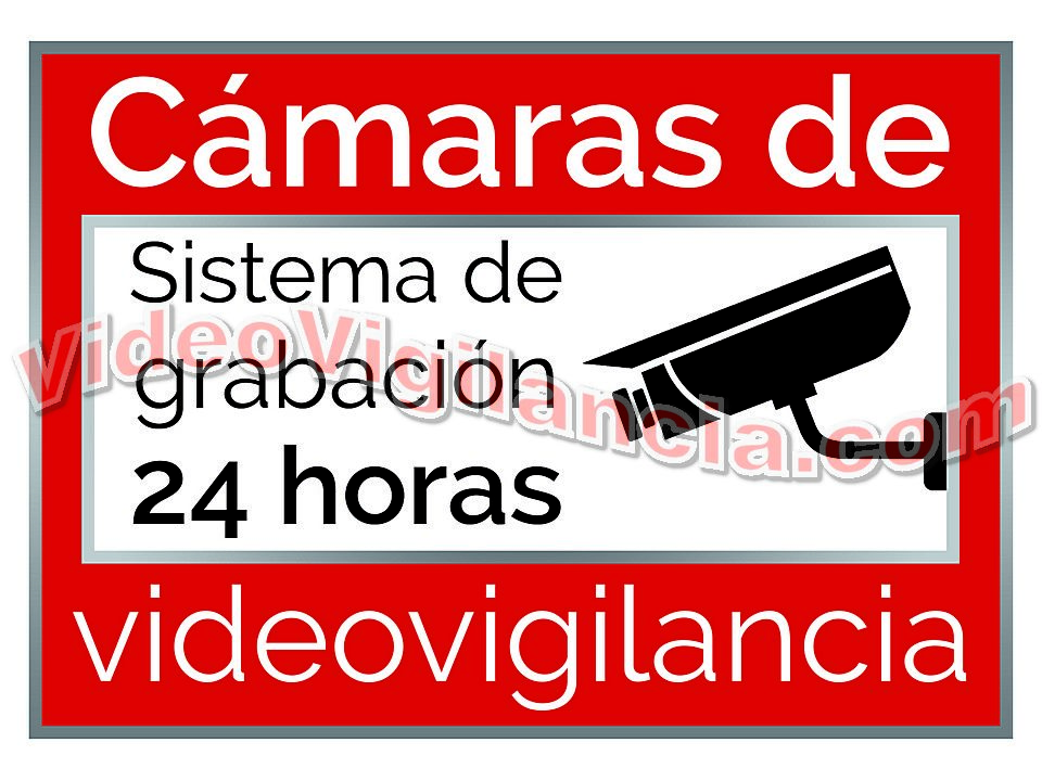 Cartel Zona Videovigilada - Mundo Consumible Tienda Informática  Juguetería Artes Graficas