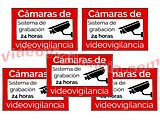 JUEGO 10 MINI CARTELES DE VIDEO VIGILANCIA