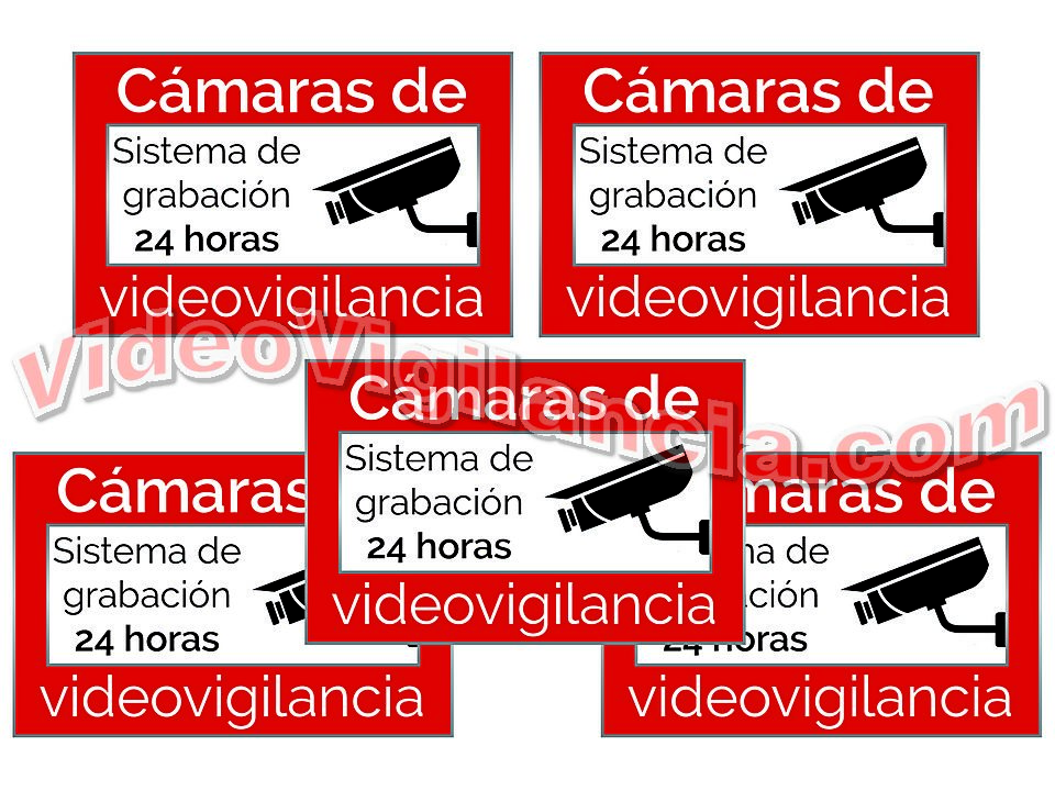 Comprar Cartel de videovigilancia con drones - Vinilo