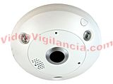 CÁMARA IP MEGAPIXEL OJO DE PEZ 360º CON GRABACIÓN E IR