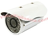 CAMARA EXTERIOR VISION NOCTURNA 30M LENTE 6 MM BLANCA