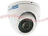 CÁMARA DOMO HD 720P CON INFRARROJOS BLANCA
