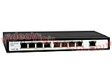 SWITCH 8 PUERTOS PoE 10/100 Mbps
