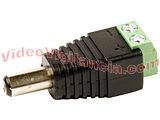 CONECTOR ALIMENTACION MACHO 2,1 CLEMA