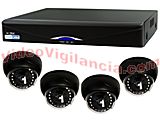 KIT VIDEOVIGILANCIA IP 4 CÁMARAS INALÁMBRICAS