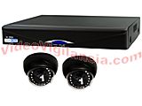 KIT VIDEOVIGILANCIA IP 2 CÁMARAS INTERIOR CON GRABACIÓN