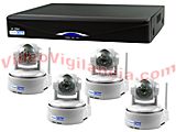 KIT VIGILANCIA IP INTERIOR CON MOVIMIENTO