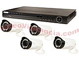 KIT VIDEOVIGILANCIA 4 CAMARAS FULL-HD VARIFOCAL