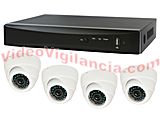 KIT VIDEOVIGILANCIA 4 CÁMARAS INFRARROJOS 960H