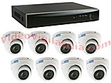 KIT VIDEOVIGILANCIA 8 CÁMARAS HD 720P AVANZADO