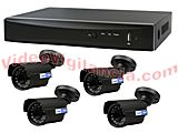 KIT VIDEOVIGILANCIA TVI FULL HD 4 CÁMARAS EXTERIOR