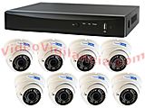 KIT VIGILANCIA FULL HD 1080P 8 CÁMARAS VARIFOCALES
