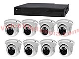 KIT VIGILANCIA 8 CÁMARAS 4K CON ZOOM E INFRARROJOS