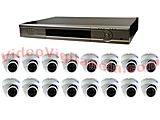 KIT VIDEOVIGILANCIA TVI FULL HD 1080P 16 CÁMARAS