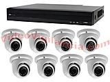 KIT VIDEOVIGILANCIA UHD 5 MEGAPÍXELES 8 CÁMARAS AMPLIABLE