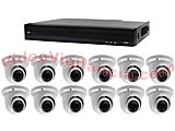 KIT VIGILANCIA UHD 12 CÁMARAS 5 MEGAPÍXELES AMPLIABLE