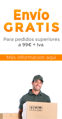 Envios GRATIS para importes superiores a 99 euros + IVA