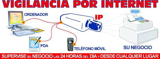 Esquema b&aacute;sico videovigilancia por internet