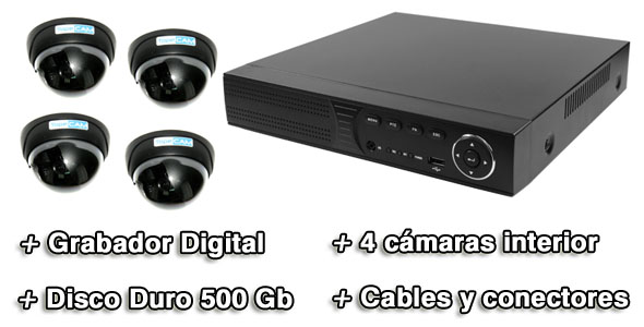 El kit de vigilancia completo más económico del mercado.