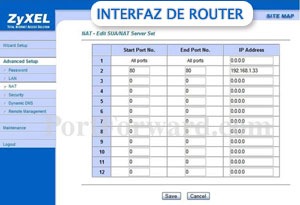 Dependiendo del router dispondremos de diferentes interfaces para acceder a el.