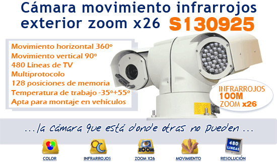 La c&aacute;mara de infrarrojos de largo alcance m&aacute;s robusta y completa del mercado S130925